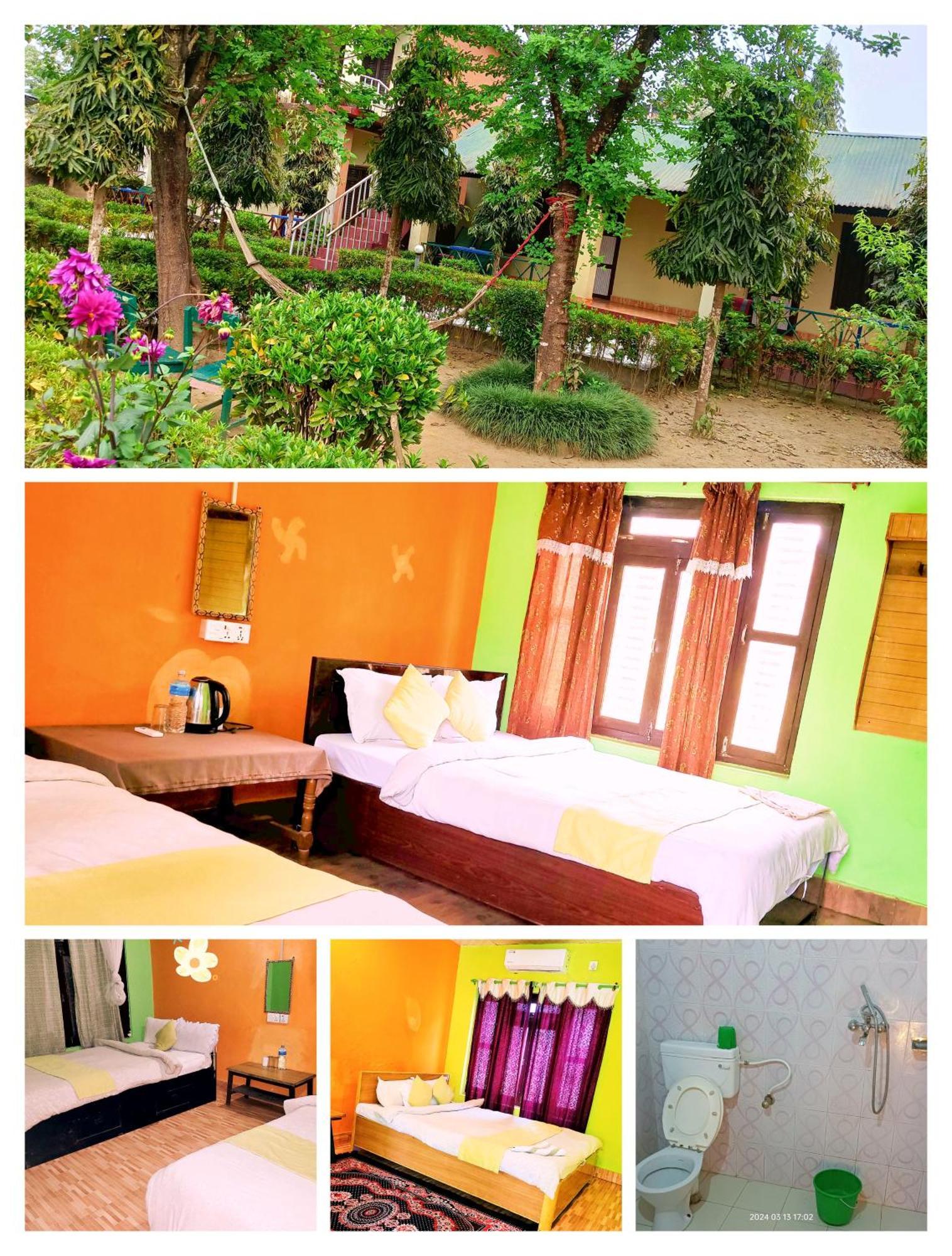 Hotel Butterfly - Peaceful Garden For Nature Lovers Sauraha Eksteriør bilde
