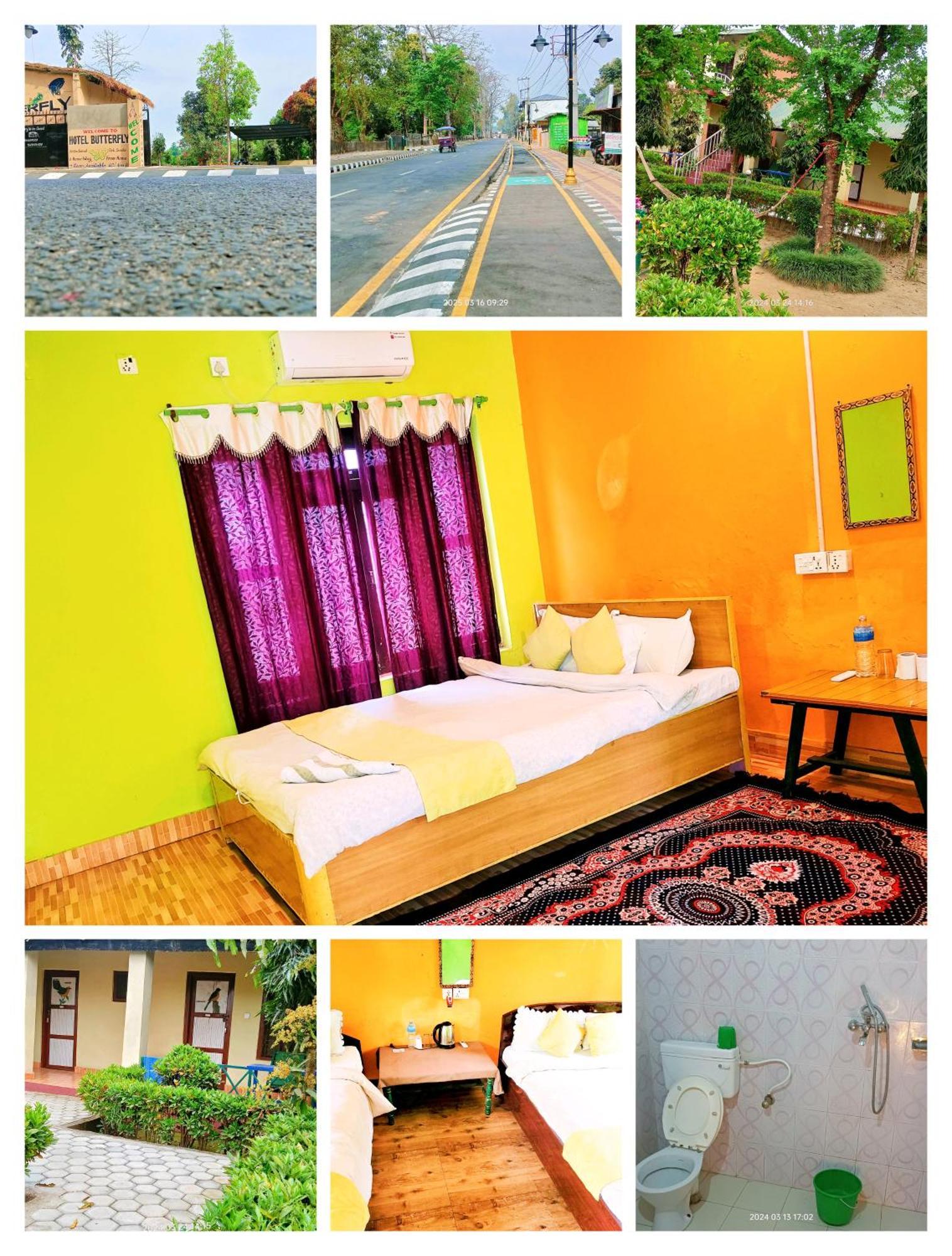 Hotel Butterfly - Peaceful Garden For Nature Lovers Sauraha Eksteriør bilde